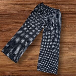 Club Monaco Soft and Silky Black and White Pull on Pants